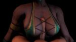  1boy 1boy1girl 1girl armband big_breasts big_penis bouncing_breasts breasts clothed_female_nude_male dark-skinned_female dark_skin faceless_male interracial jade_(mortal_kombat) loop male/female midway_games mortal_kombat mortal_kombat_(2011) paizuri paizuri_lead_by_female paizuri_under_clothes penis penis_on_breast pov redmoa veiny_penis 