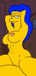 ass bouncing_breasts breasts cowgirl_position erect_nipples erect_penis gif marge_simpson nude shaved_pussy the_simpsons thighs vaginal