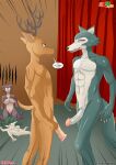  anthro bbmbbf beastars comic fur34* furry haru_(beastars) juno_(beastars) legoshi_(beastars) louis_(beastars) palcomix wolf_feast 