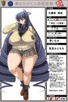  1girl blue_eyes blue_hair breasts cardigan drill_hair female gigantic_breasts highres hikkin_(pixiv) muchigaku necktie pleated_skirt plump profile school_uniform skirt solo thick_thighs thighs tie twin_drills 