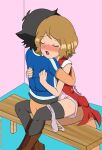 amourshipping ash_ketchum blackjoe01 pokemon satoshi_(pokemon) serena_(pokemon)