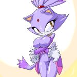 abstract_background amber_eyes big_breasts blaze_the_cat breasts cat crossed_arms edit feline female furry orange_eyes plain_background ponytail purple purple_body pussy sega simple_background solo sonic_(series) sonic_the_hedgehog_(series) standing t03nemesis tail thefuckingdevil tight_clothing white_background