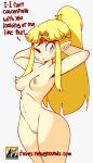 <3 1girl :o a_link_between_worlds armpits arms_behind_head arms_up blonde blonde_hair blue_eyes blush bouncing_breasts breasts completely_nude crown curvaceous diives embarrassed english_text erect_nipples eyebrows eyebrows_visible_through_hair eyelashes female_only female_solo forehead_jewel gif hair_ornament high_resolution hourglass_figure humanoid humanoid_pussy hylian jumping light-skinned_female long_hair looking_at_viewer medium_breasts midriff navel newgrounds nintendo nipples nude one_eye_closed pointy_ears ponytail princess princess_zelda pussy royal royalty sweatdrop teeth text the_legend_of_zelda thick_thighs thighs tied_hair tongue web_address white_background wide_hips