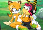  bbmbbf charmy_bee marine_the_raccoon mobius_unleashed palcomix sega 