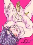 banana battle_tendency jojo's_bizarre_adventure joseph_joestar looking_at_viewer male male_only