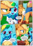 applejack from behind closed barn doors (comic) by bbmbbf