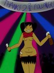 beer black_hair breasts chubby closed_eyes clothed dark_skin eye_shadow female flash jackalope17 makeup medium_breasts nipples party piercing pig_tails plump public rave skirt slut smile smoking solo tattoo teeth thick_thighs thigh_gap twin_tails wide_hips