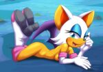 anthro bat bat_girl bat_wings bbmbbf furry mobius_unleashed nude palcomix pose rouge_the_bat sega sonic_(series) sonic_the_hedgehog_(series) tagme