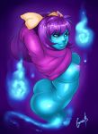 1girl ass breasts genie_girl getsketchy ghost marina_(noill) nipples original sweater