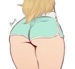  1girl ass ass_focus bawdy bawdyart big_ass blonde_hair blue_shorts booty booty_shorts bubble_ass bubble_butt dat_ass delicious_cake fuckable hair hottie huge_ass huge_butt insanely_hot juicy_ass large_ass large_butt lower_body mario_(series) nintendo perfect_ass presenting presenting_ass presenting_hindquarters princess rosalina royalty sexy sexy_ass sexy_body short_shorts shorts smelly_ass sniffable_ass soft_ass super_mario_bros. thick_ass thick_thighs thighs white_background 