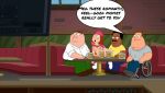 cleveland_brown family_guy joe_swanson meg_griffin peter_griffin