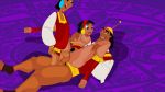 anal animated ass bottomless breast_grab breasts cartoon_gonzo disney double_penetration earrings emperor_kuzco gif headband kronk malina penis pussy shirt_lift smile spread_legs testicles the_emperor's_new_school vaginal zoom_in