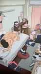 1boy 1girl ass backpack bean_bag bed bed_sheet black_hair blush boxers bra breasts cellphone censored charging cleavage clothes comic condom condom_wrapper couple cup curled_toes dating deep_penetration desk dorm doujinshi full_color holding iphone looking_at_each_other male/female manga messy_clothes messy_room mirror missionary missionary_position nipples no_eyes nude orgasm original original_character panties panties_up pixiv_id_17343769 purse pussy screaming sex short_shorts shy sigh speaker student thrusting tissue_box translated trash_can university vaginal vaginal_penetration waka_matsu