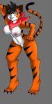  amber_eyes anthro breasts crossgender cute feline female fur furry mascot nipples nude orange_fur pose solo tiger tigress tony_the_tiger zerodeath980reborn 