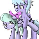 cloud_chaser_(mlp) cloudchaser dildo equine female flitter flitter_(mlp) friendship_is_magic horse incest lesbian my_little_pony pony sex_toy siblings sirachanotsauce strap-on yuri