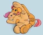 2girls anal babs_seed female female_only friendship_is_magic futa_on_female futanari horsecock my_little_pony penis scootaloo yuri