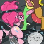 arnachy discord_(mlp) draconequus friendship_is_magic futanari horsecock my_little_pony penis pinkie_pie tentacle thorns