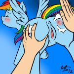 rainbow dash from friendship is magic by megasweet