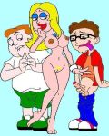 american_dad barry_robinson big_breasts erection erection_under_clothes francine_smith fully_nude_woman hourglass_figure incest masturbation nude phillipthe2 pubic_hair rage_grenade steve_smith