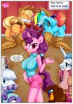 applejack applejack_(mlp) bbmbbf behind_closed_barn_doors_(comic) comic equestria_untamed friendship_is_magic furry hasbro my_little_pony palcomix rainbow_dash rainbow_dash_(mlp) sugar_belle sugar_belle_(mlp)