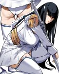 1girl bakkanki big_breasts clothed_female female_focus female_only kill_la_kill kiryuuin_satsuki long_hair solo_female solo_focus tagme