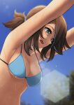  alice_gunlock_(fav_faris) bikini cleavage fav_faris leaning_forward moan moaning nude_filter_request standing_sex swimsuit 