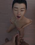  3d 3d_(artwork) asian asian_female cum cum_on_body cum_on_breasts cumshot daz3d daz_studio dazstudio 