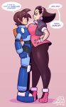  1boy 1girl big_breasts capcom cobatsart long_hair male male/female mega_man mega_man_legends tagme video_game_character video_game_franchise 