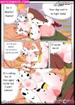 101_dalmatians ass babe bad-pingo bed big_breasts breasts cheating comic disney high_heels inusen legs milffur penis perdita pussy roger_radcliffe text