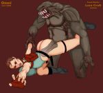 crossover lara_croft omni quake shambler tomb_raider