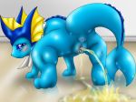 blue_fur creatures_(company) eeveelution furry game_freak gen_1_pokemon lloyd nintendo piss pissing pokemon pokemon_(anime) pokemon_(creature) pokemon_(game) pokemon_(species) showers_(pokemon) tail urinating urination urine vaporeon water_type_pokemon