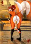 1girl 1girl alya_cesaire anus_outline ass bodysuit cameltoe henlo looking_back miraculous_ladybug rena_rouge skin_tight tagme