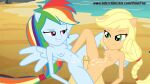 applejack equestria_girls friendship_is_magic older older_female ponetan rainbow_dash tagme young_adult young_adult_female young_adult_woman