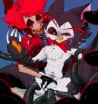  alastor_(hazbin_hotel) cat furry hazbin_hotel husk husk_(hazbin_hotel) yaoi 