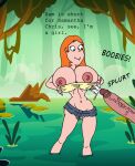  chris_griffin cumshot family_guy huge_breasts huge_penis imminent_sex sam_(family_guy) sbb swamp 