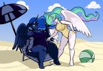  2girls chubby eishiban friendship_is_magic my_little_pony princess_celestia princess_luna 