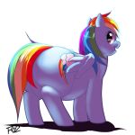 rainbow dash from friendship is magic by trinity-fate62