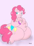 1girl anthro bnryk friendship_is_magic morbidly_obese my_little_pony pinkie_pie