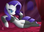 bed friendship_is_magic mricantdraw my_little_pony rarity_(mlp) stocking