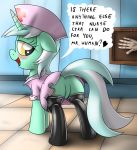 friendship_is_magic looking_back lyra my_little_pony nurse ziemniax