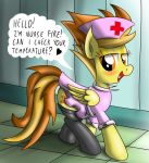 friendship_is_magic my_little_pony nurse spitfire ziemniax