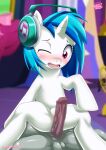 equestria_untamed equine headphones palcomix vinyl_scratch