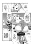  2_girls ass ass bike bike_shorts blush looking_back manga no_panties pulling_up_pants smile wedgie wide_hips 