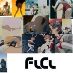 ass bathing bunnygirl flcl multiple_girls panties socks