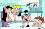 kitchen nickelodeon nude the_fairly_oddparents timmy_turner tootie trixie_tang veronica_star