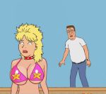 1boy 1girl big_breasts bikini bikini_top bouncing_breasts funny gif hank_hill incest king_of_the_hill luanne_platter male/female pussylicking running tackle tagme uncle_and_niece