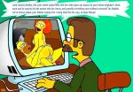 big_breasts blushing cheating_husband cheating_wife cuckold cumming_penis dialogue hidden_camera homer_simpson masturbation maude_flanders ned_flanders ntr penis puffy_pussy the_simpsons uso_(artist) voyeur voyeurism watching_porn yellow_skin