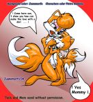 anthro bad_grammar bbmbbf butt canine collaboration cute duo english female fox furry grope incest juanomorfo male male/female mammal mature_female miles_"tails"_prower mother mother_&_son mother_and_son multiple_tails parent penis rosemary_prower sega son sonic sonic_(series) sonic_the_hedgehog_(series) young