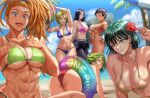 6+girls abs all_fours armpits arms_up asami_(one-punch_man) ass ass ball bandage_on_face bandages bare_shoulders beach beachball belly belly_button big_ass big_breasts big_breasts big_breasts bikini black_hair blonde_hair blue_bikini blue_eyes blue_sky blush bob_cut bodysuit breasts brown_hair captain_mizuki cleavage clothed_female cloud cloudy_sky daraz18aka dark_green_hair diving_suit earrings eye_contact eyelashes female_focus female_only fit fit_female flower flower_in_hair front_view fubuki_(one-punch_man) gold_bikini gold_choker green_bikini green_eyes green_hair grin hair_flower hair_ornament hands_on_breasts hands_on_chest hands_on_own_chest heroine high_ponytail high_res hips innertube jewelry legs light-skinned_female light_skin lips lipstick long_hair looking_at_viewer mature mature_female medium_hair midriff multiple_girls muscular muscular_female navel noria_(one-punch_man) one-punch_man one_eye_closed open_mouth orange_hair outside palm_tree pink_bikini ponytail purple_eyes red_bikini red_hair sand shiny_skin short_hair skin_tight sky slim slim_waist smile smiling_at_viewer smirk stomach suiko_(one-punch_man) swimsuit tagme tan_body tan_line tan_skin tatsumaki thick_legs thick_thighs thighs thin_waist tied_hair tomboy toned toned_body toned_female toned_stomach tree umbrella under_boob undressing waist water wetsuit wide_hips wink yellow_eyes