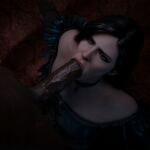 bbc dark-skinned_male deepthroat edit fellatio gif interracial pewposterous the_witcher yennefer